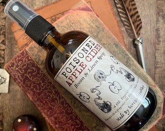 Poisoned Apple Cider Room&Linen Spray | 4oz | Spooky Whimsigoth