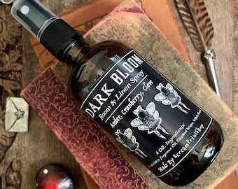 Dark Bloom Room&Linen Spray | 4 oz | Amber Cranberry Clove