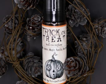 Trick Or Treat Roll On Perfume | 10 ml | Apple Amber Maple | Autumn