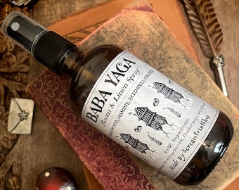 Baba Yaga Room&Linen Spray | 4oz | Natural Alcohol Free | Witchy Goth Woodland