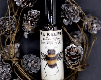 Bee Keeper Roll On Perfume| Honey Amber Orange | Alcohol Free