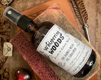 Whispering Woods Room&Linen Spray | 4oz | Pine Oakmoss Sandalwood