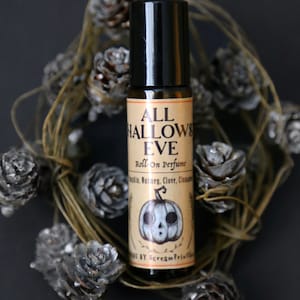 All Hallows Eve Roll On Perfume | Pumpkin Scent | Fall Autumn Halloween