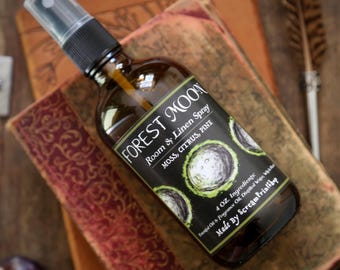 Forest Moon Room&Linen Spray | 4oz | Woodsy Celestial | Moss Citrus Pine