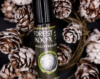 Forest Moon Roll-On Perfume | Moss, Citrus, Pine Scent (10 ml)