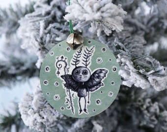 Faerie Christmas Ornament | Folklore Art, Jingle Bell