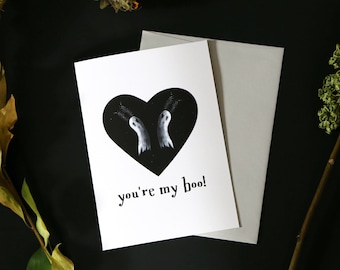 You're My Boo Card, Gothic Ghosts Love Card