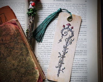 Woodland Staff Bookmark | Fairy Tale Cottagecore Reader Gift