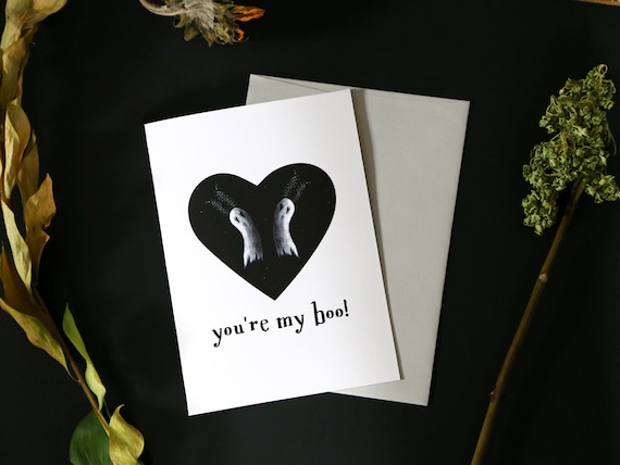You're My Boo Card, Gothic Ghosts Love Card