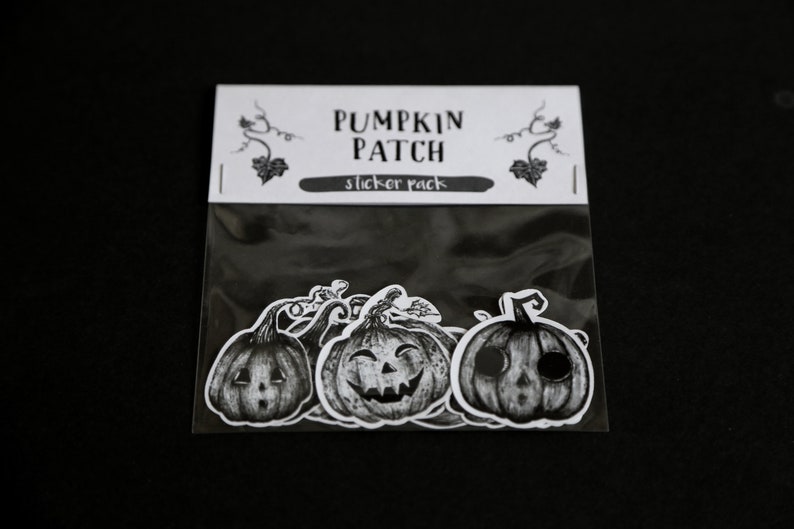 Jack O'lantern Sticker Pack, Weatherproof Matte, Spooky Halloween - Etsy