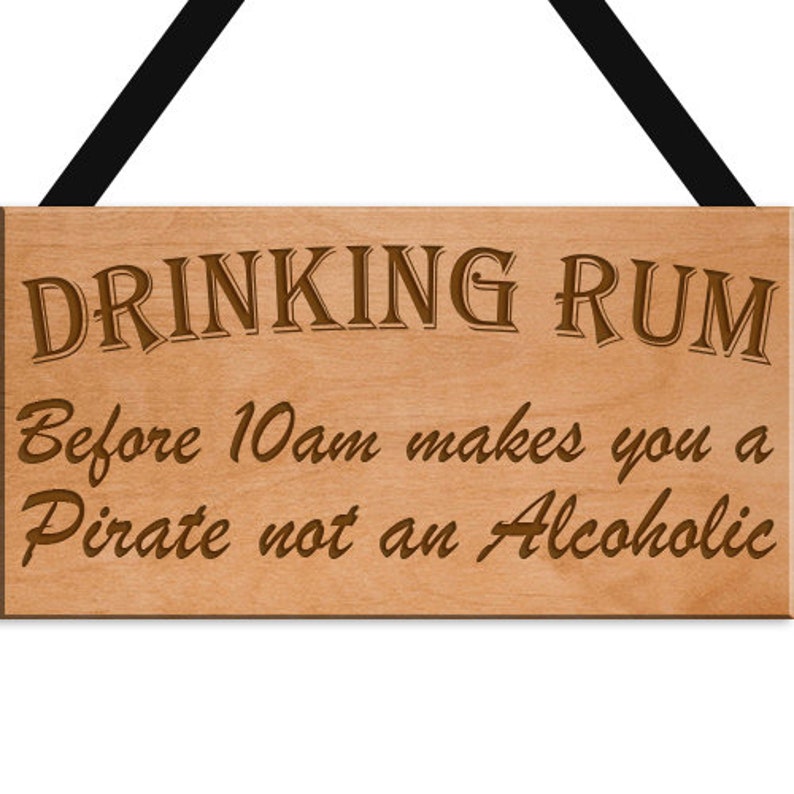 /"I Just Bloody Love Gin/" Novelty Wooden Alcohol Plaque Funny Present Gift Sign