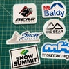 Southern California Ski Resort Decals Stickers for Water Bottle, Helmet ...