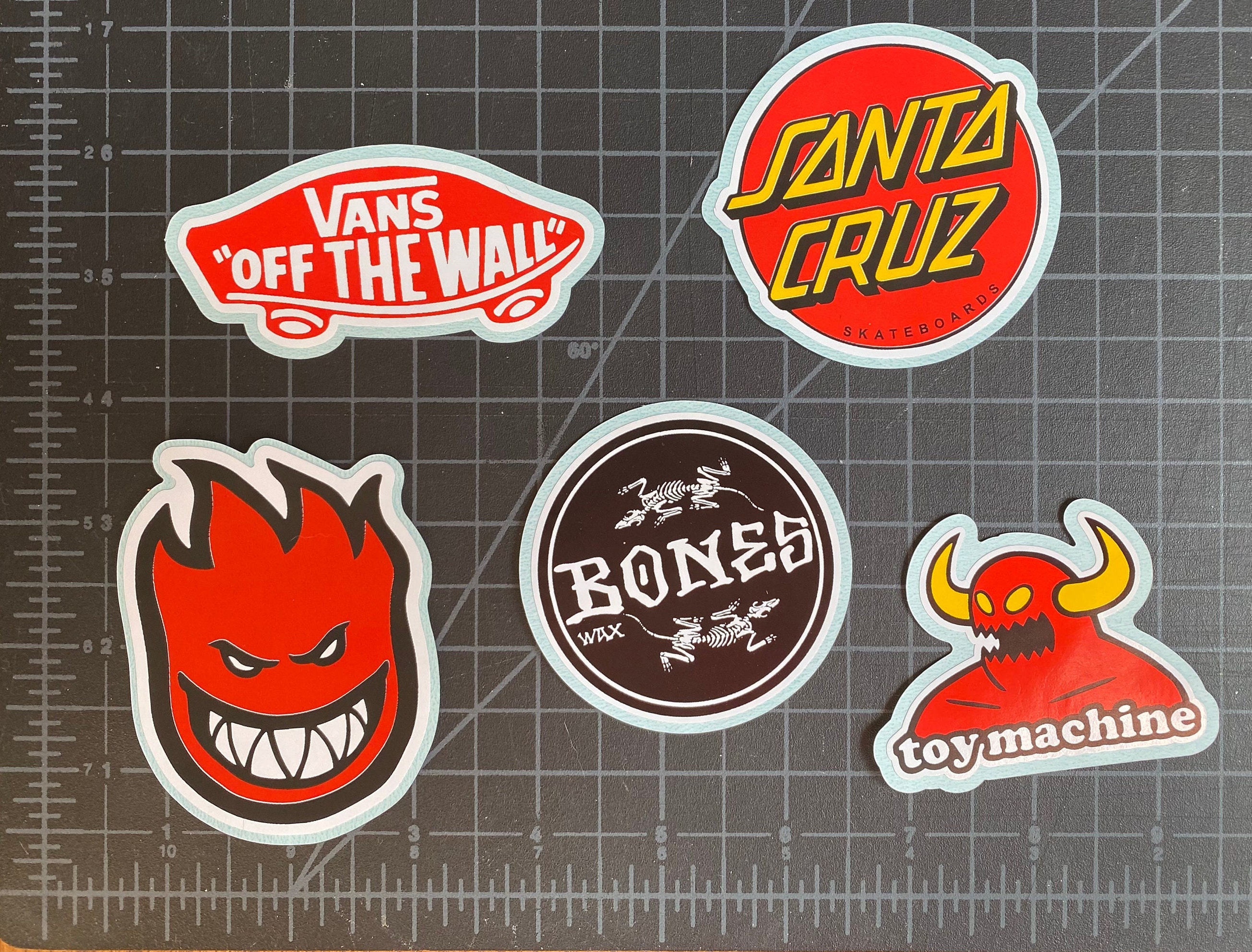 Skateboard Stickers for Skateboard, Water Bottle, Helmet, Car
