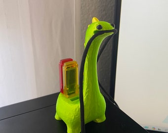 Dinosaur USB holder for desk, computer, Charging Cord holder, Desk organizer, cute dinosaur gift, charging cord organizer, USB storage