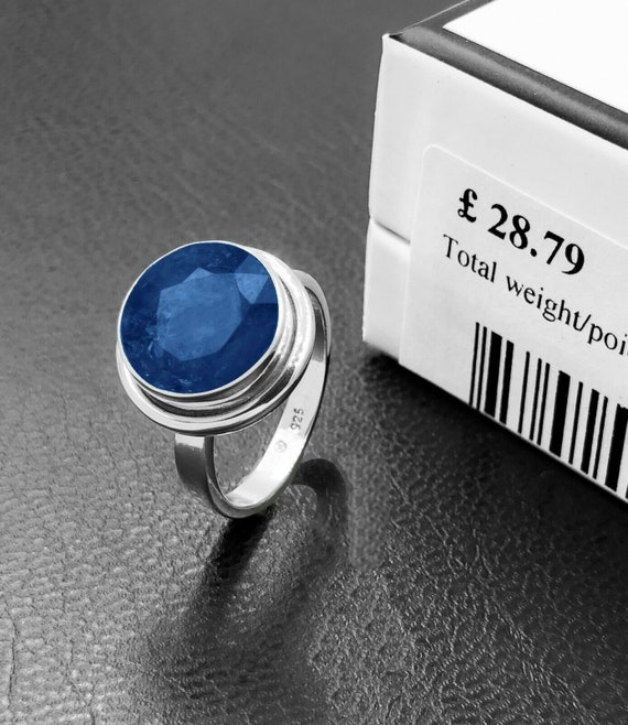 Designer Leaf LABRADORITE TOPAZ 925 Sterling Silver Facet Cut Gemstone Ring Gift