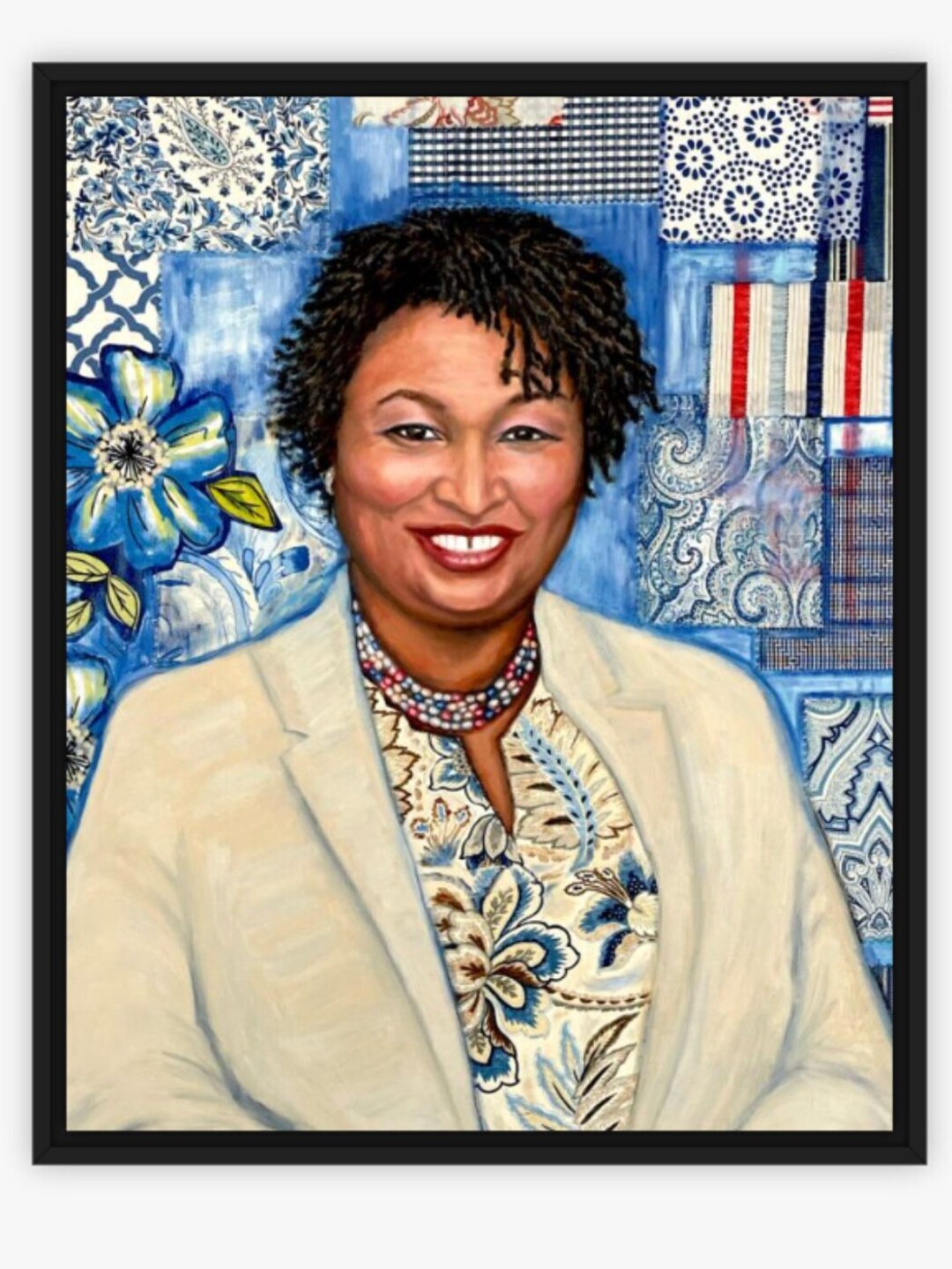 Stacy Abrams Print. Available Framed or Unframed. Free Shipping. Etsy