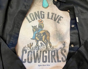 Long Live Cowgirls Western Graphic Tee l Unisex Jersey Short Sleeve Tee