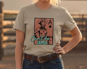 Can't Be Tamed Graphic tee l Unisex Jersey Short Sleeve Tee