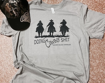 Doing Cowboy Stuff l Unisex Jersey Short Sleeve Tee