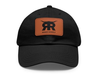 Rowdy Rowels Dad Hat with Leather Patch