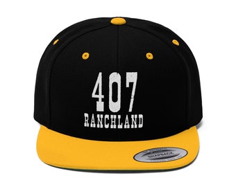 407 Ranchland TV Series Official Merchandise Unisex Flat Bill Hat