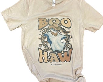 Boo Haw Halloween Tee: Comfort and Style in One