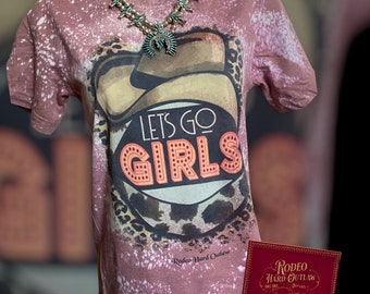 Let's Go Girls Bleached Graphic tee l Unisex Jersey Short Sleeve Tee