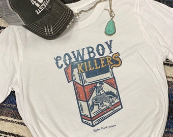 Cowboy Killer Western Graphic Tee / Unisex Super Soft Tee