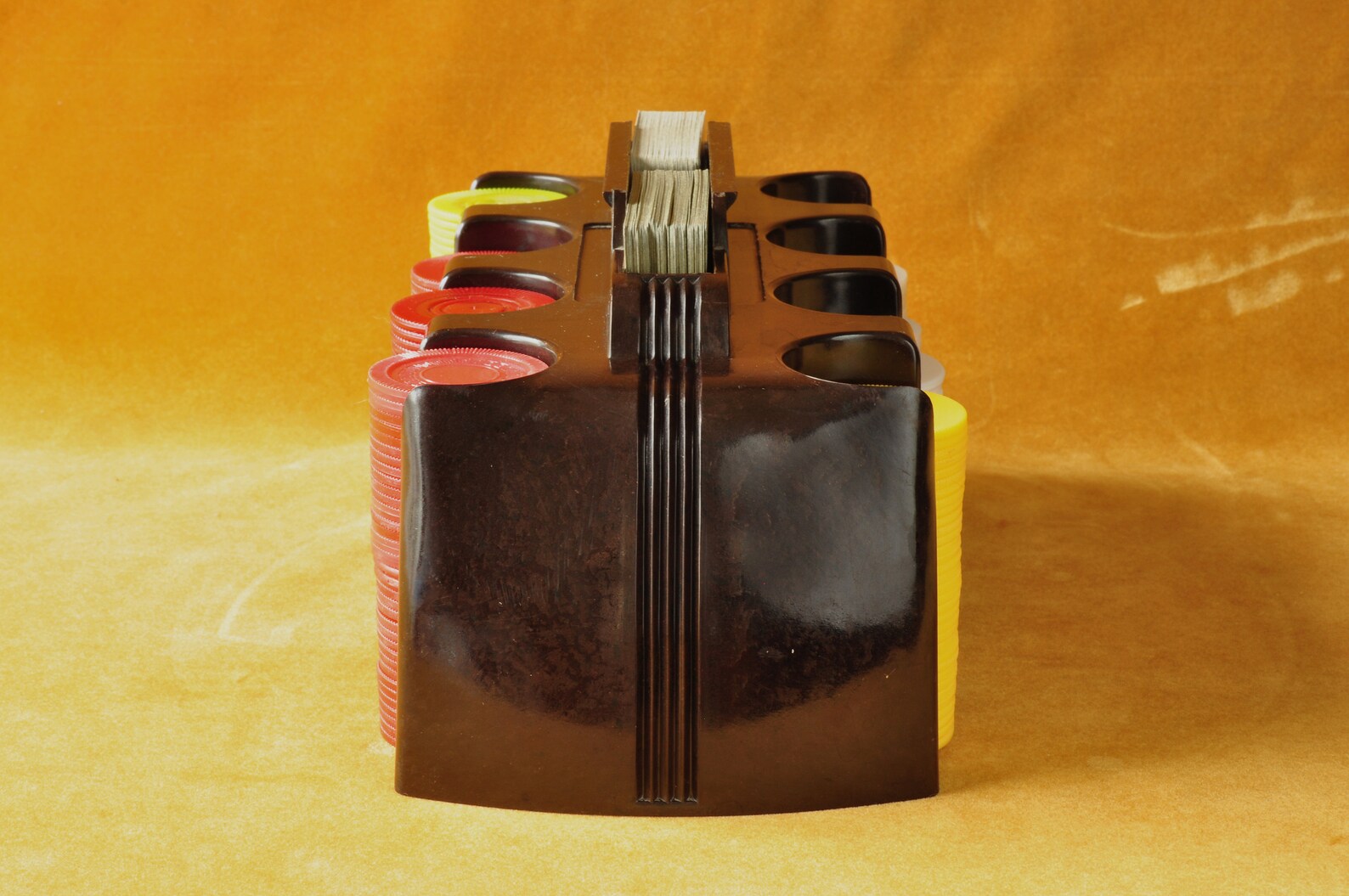 1940s Bakelite Poker Chip Caddy Art Deco Poker Chip & Playing Etsy