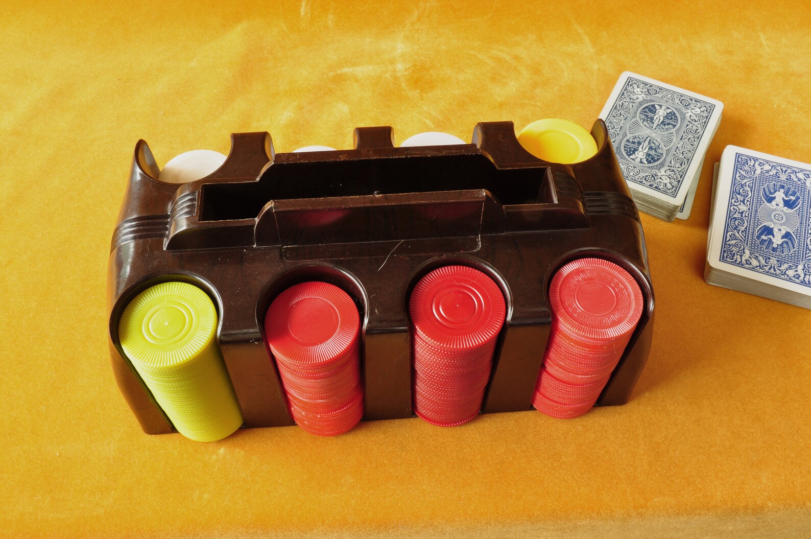 1940 Bakelite Poker Chip Caddy Art Déco Poker Chip &Amp Etsy