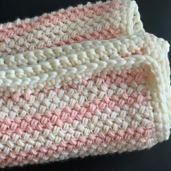 cream baby blanket