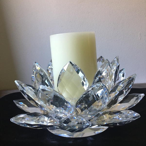 Shannon Crystal Candle Holders Etsy