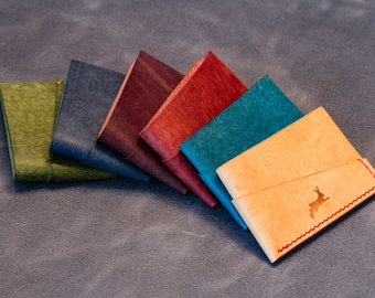 Othus Twist Wallet - handmade minimalist leather wrap wallet