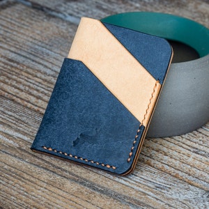Timidus Card Wallet - cartera de tarjetas de cuero minimalista hecha a mano