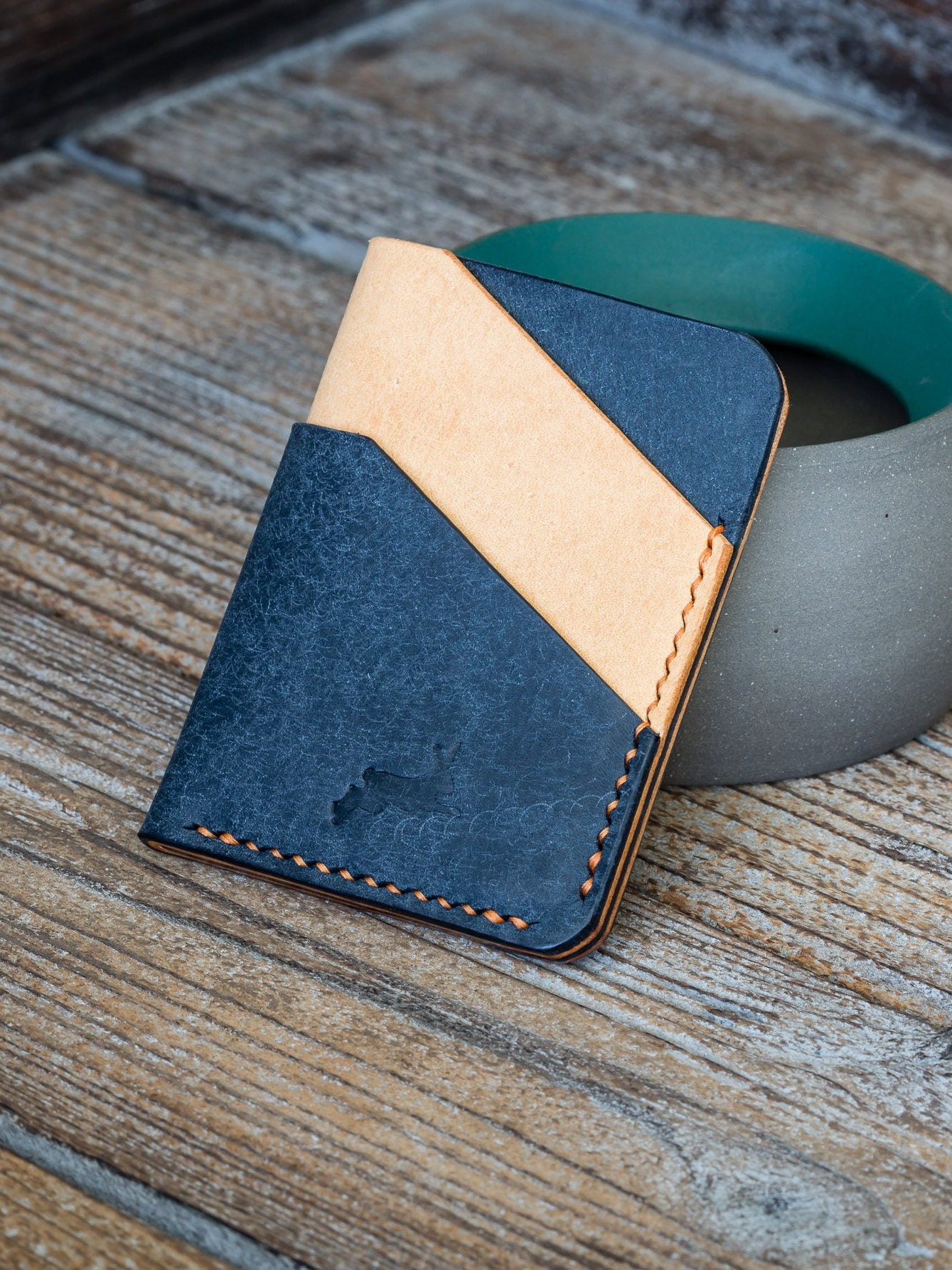 Timidus Card Wallet - Handmade Minimalist Leather Card