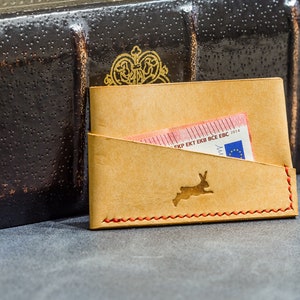 Othus Twist Wallet - Pueblo Bone - portafoglio per carte avvolgente minimalista fatto a mano