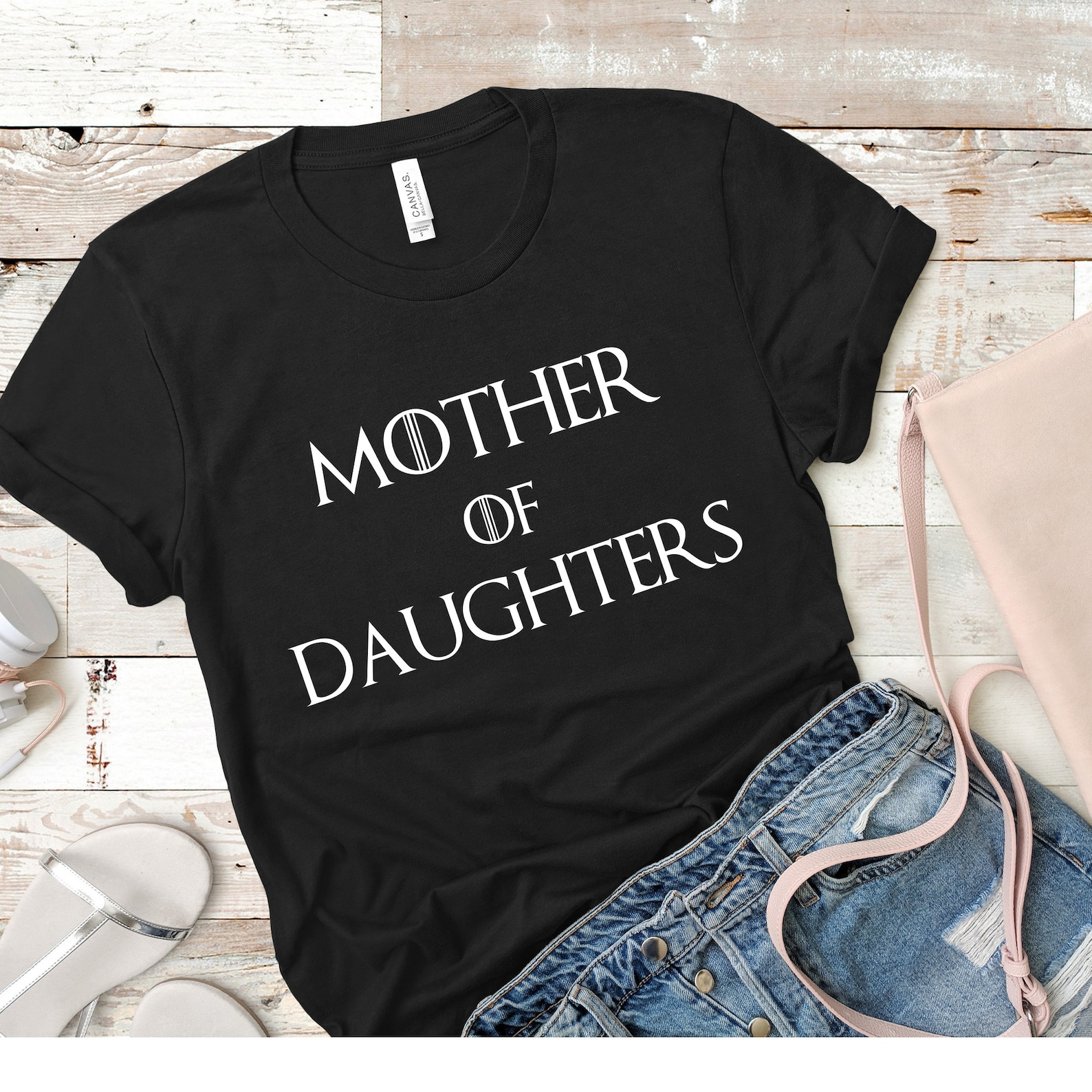 Mother of Daughters Shirt Mom Daughter Tshirt Mother's Etsy