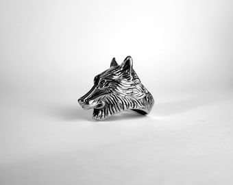 Wolf Ring - Stainless Steel