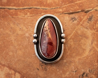 Rhyolite Shadowbox Ring, Made to Buyer's Size