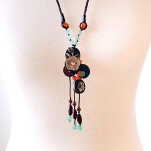 Miss Marple Necklace, Natural Jewelry, Statement Necklace
