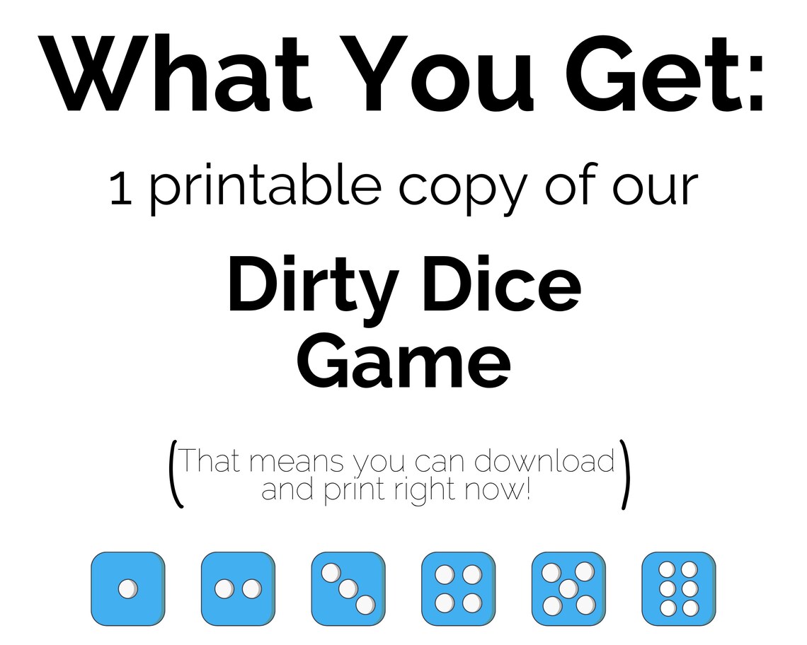 Onlyfans Dice Game Ideas Dirty Sexy Games for Porn & Adult Etsy