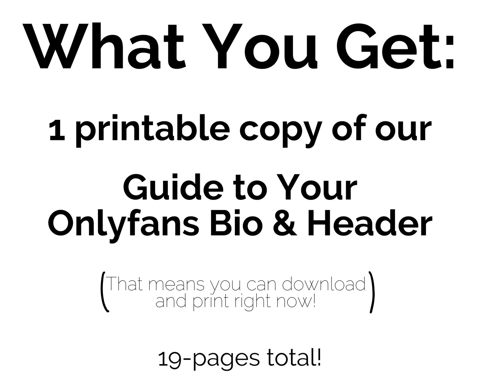 How to Make Your Onlyfans Header & Write Only Fans Bio Etsy