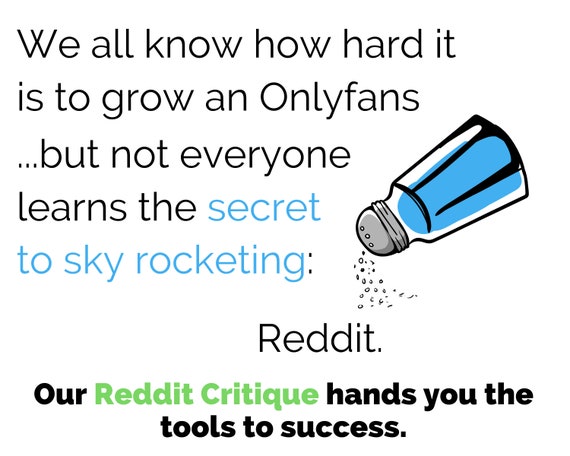 How to promote onlyfans on reddit