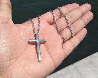 Stainless Steel Classic Cross Necklace