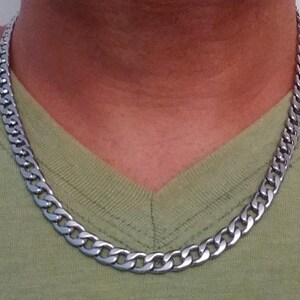 Stainless Steel Chain Necklaces Curb Chain 7mm