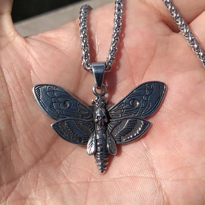 Skull Moth Necklace image 2