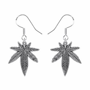 Marijuana Pot Leaf Earrings image 2