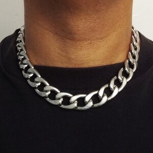 Stainless Steel Chain Necklaces Curb Chain 15mm