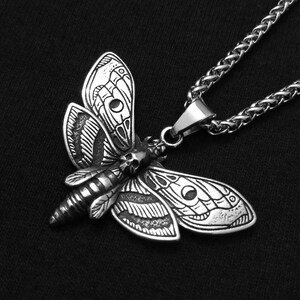 Skull Moth Necklace image 3