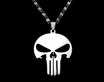 Punisher Pendant Necklace